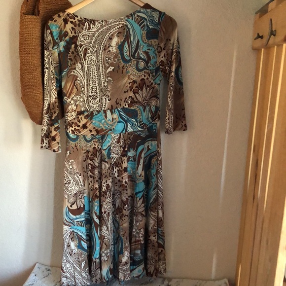 Y2k Purple Rain Patterned dress - Picture 10 of 10